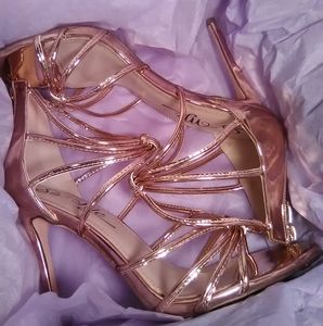 Fashion Nova Rose Gold Heels